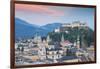 View of Hohensalzburg Castle above The Old City, UNESCO World Heritage Site, Salzburg, Austria, Eur-Jane Sweeney-Framed Photographic Print