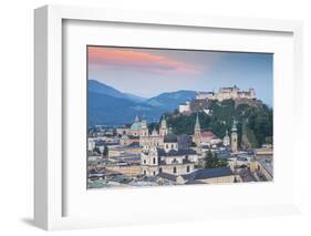 View of Hohensalzburg Castle above The Old City, UNESCO World Heritage Site, Salzburg, Austria, Eur-Jane Sweeney-Framed Photographic Print