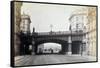 View of Holborn Viaduct from Farringdon Street, Looking North, City of London, 1870-Henry Dixon-Framed Stretched Canvas