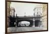 View of Holborn Viaduct from Farringdon Street, Looking North, City of London, 1870-Henry Dixon-Framed Photographic Print