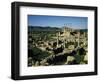 View of Hole and Capitol at Roman Ruins of Thuburbo Majus, Tunisia-null-Framed Giclee Print