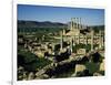 View of Hole and Capitol at Roman Ruins of Thuburbo Majus, Tunisia-null-Framed Giclee Print