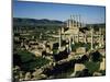 View of Hole and Capitol at Roman Ruins of Thuburbo Majus, Tunisia-null-Mounted Giclee Print