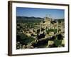 View of Hole and Capitol at Roman Ruins of Thuburbo Majus, Tunisia-null-Framed Giclee Print