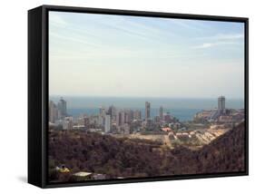 View of Holiday Condominiums, Santa Marta, Colombia, South America-Ethel Davies-Framed Stretched Canvas