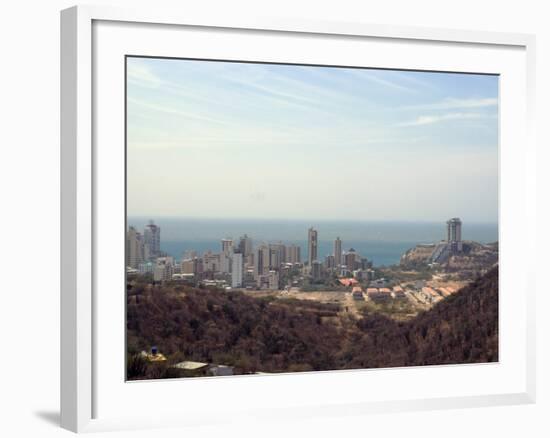 View of Holiday Condominiums, Santa Marta, Colombia, South America-Ethel Davies-Framed Photographic Print