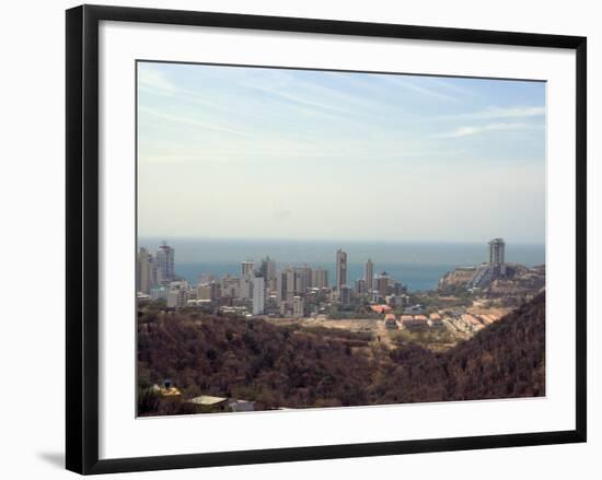 View of Holiday Condominiums, Santa Marta, Colombia, South America-Ethel Davies-Framed Photographic Print