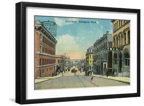 View of Holly Street YMCA - Bellingham, WA-Lantern Press-Framed Art Print