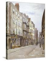 View of Hollywell Street Looking West, Westminster, London, 1882-John Crowther-Stretched Canvas