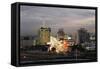 View of Hollywood at Dusk-null-Framed Stretched Canvas