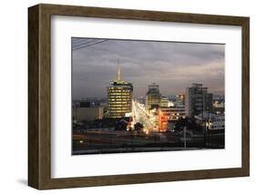 View of Hollywood at Dusk-null-Framed Photographic Print