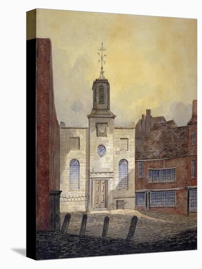 View of Holy Trinity Church, Minories, City of London, 1810-William Pearson-Stretched Canvas