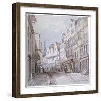 View of Holywell Street, Westminster, London, 1851-Thomas Colman Dibdin-Framed Giclee Print