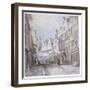 View of Holywell Street, Westminster, London, 1851-Thomas Colman Dibdin-Framed Giclee Print