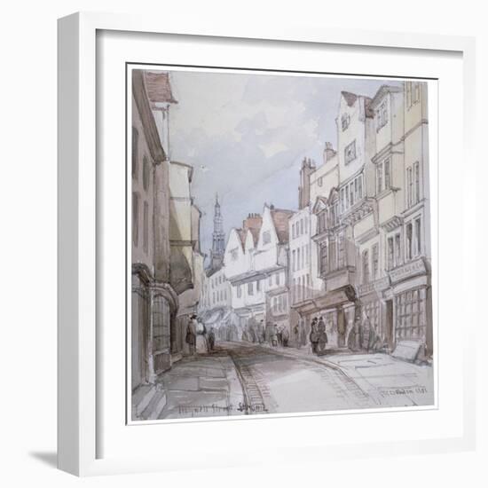 View of Holywell Street, Westminster, London, 1851-Thomas Colman Dibdin-Framed Giclee Print