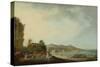 View of Hondarribia (Oil on Canvas)-Luis Paret y Alcazar-Stretched Canvas