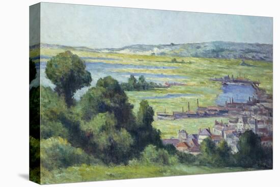 View of Honfleur-Maximilien Luce-Stretched Canvas