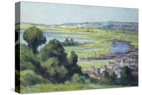 View of Honfleur-Maximilien Luce-Stretched Canvas