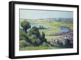 View of Honfleur-Maximilien Luce-Framed Giclee Print