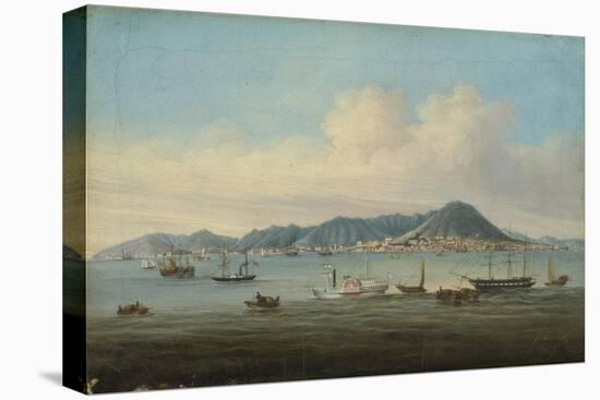 View of Hong Kong, 1850-null-Stretched Canvas