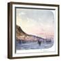 View of Hong Kong, 7 December 1865-Jean Henri Zuber-Framed Giclee Print