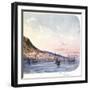 View of Hong Kong, 7 December 1865-Jean Henri Zuber-Framed Giclee Print