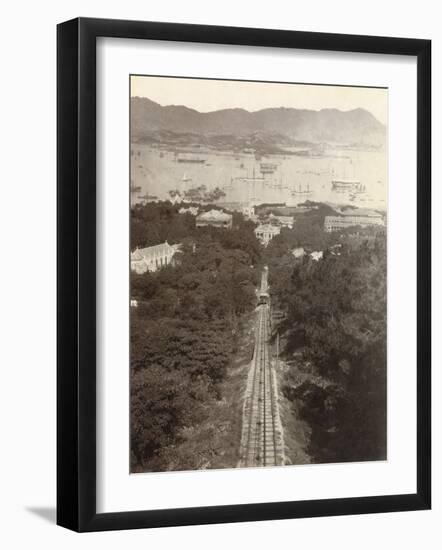 View of Hong Kong (China) Taken from the Funicular-null-Framed Photographic Print