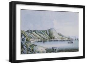 View of Hong Kong, Chinese School-null-Framed Giclee Print