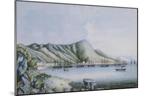 View of Hong Kong, Chinese School-null-Mounted Giclee Print