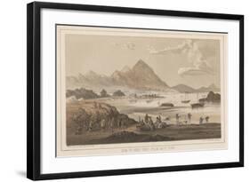 View of Hong Kong from East Point, 1855-Wilhelm Joseph Heine-Framed Giclee Print