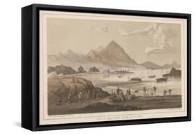 View of Hong Kong from East Point, 1855-Wilhelm Joseph Heine-Framed Stretched Canvas