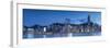 View of Hong Kong Island Skyline at Sunset, Hong Kong-Ian Trower-Framed Photographic Print