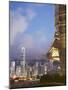 View of Hong Kong Island Skyline from Icc, Hong Kong, China-Ian Trower-Mounted Photographic Print