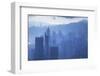 View of Hong Kong Island Skyline, Hong Kong, China, Asia-Ian Trower-Framed Photographic Print