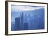 View of Hong Kong Island Skyline, Hong Kong, China, Asia-Ian Trower-Framed Photographic Print