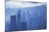 View of Hong Kong Island Skyline, Hong Kong, China, Asia-Ian Trower-Mounted Photographic Print