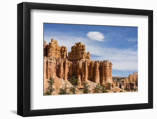 View of hoodoo formations from the Fairyland Trail in Bryce Canyon National Park, Utah, United Stat-Michael Nolan-Framed Photographic Print