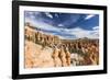 View of hoodoo formations from the Fairyland Trail in Bryce Canyon National Park, Utah, United Stat-Michael Nolan-Framed Photographic Print