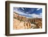 View of hoodoo formations from the Fairyland Trail in Bryce Canyon National Park, Utah, United Stat-Michael Nolan-Framed Photographic Print