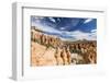 View of hoodoo formations from the Fairyland Trail in Bryce Canyon National Park, Utah, United Stat-Michael Nolan-Framed Photographic Print