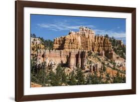 View of hoodoo formations from the Fairyland Trail in Bryce Canyon National Park, Utah, United Stat-Michael Nolan-Framed Photographic Print