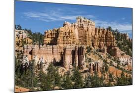 View of hoodoo formations from the Fairyland Trail in Bryce Canyon National Park, Utah, United Stat-Michael Nolan-Mounted Photographic Print