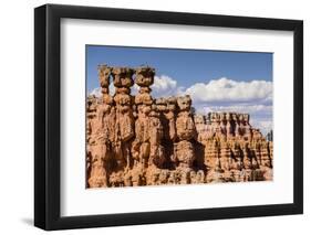 View of hoodoo formations from the Navajo Loop Trail in Bryce Canyon National Park, Utah, United St-Michael Nolan-Framed Photographic Print