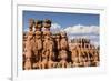 View of hoodoo formations from the Navajo Loop Trail in Bryce Canyon National Park, Utah, United St-Michael Nolan-Framed Photographic Print