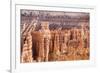 View of hoodoo formations from the Navajo Loop Trail in Bryce Canyon National Park, Utah, United St-Michael Nolan-Framed Photographic Print