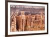 View of hoodoo formations from the Navajo Loop Trail in Bryce Canyon National Park, Utah, United St-Michael Nolan-Framed Photographic Print