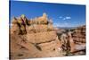 View of hoodoo formations from the Navajo Loop Trail in Bryce Canyon National Park, Utah, United St-Michael Nolan-Stretched Canvas