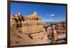 View of hoodoo formations from the Navajo Loop Trail in Bryce Canyon National Park, Utah, United St-Michael Nolan-Framed Photographic Print