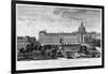 View of Hopital Royal de La Salpetriere, Known as Hopital General, Paris-Jacques Rigaud-Framed Giclee Print