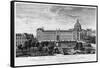 View of Hopital Royal de La Salpetriere, Known as Hopital General, Paris-Jacques Rigaud-Framed Stretched Canvas